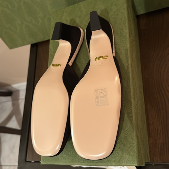 Gucci Horsebit Satin Mules - Picture 8 of 10